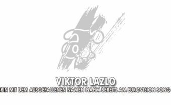 Logo Viktor Lazlo in Grau